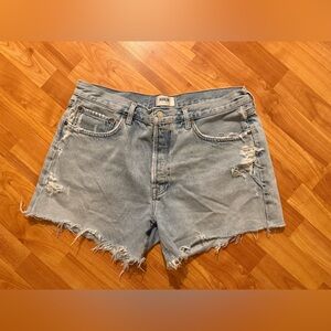 Agolde Parker Long Jean Shorts